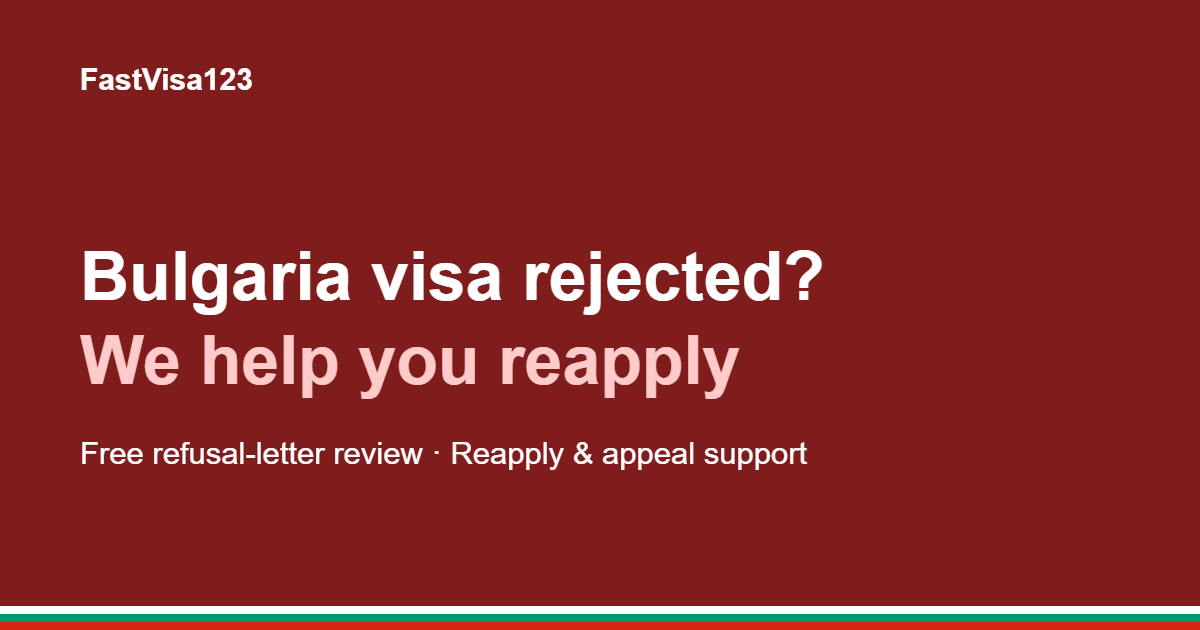 Bulgaria Schengen visa rejected