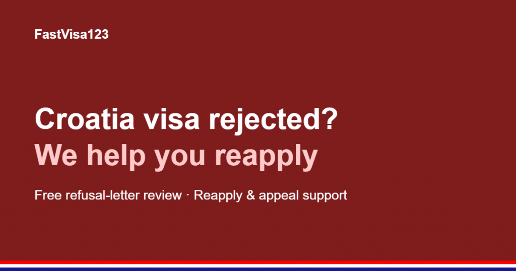 Croatia Schengen visa rejected