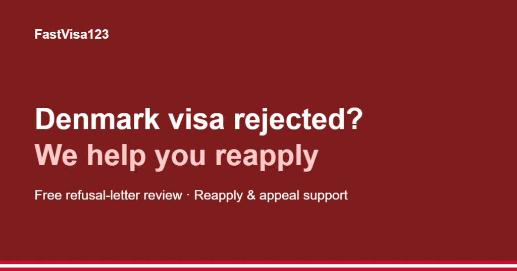 Denmark Schengen visa rejected