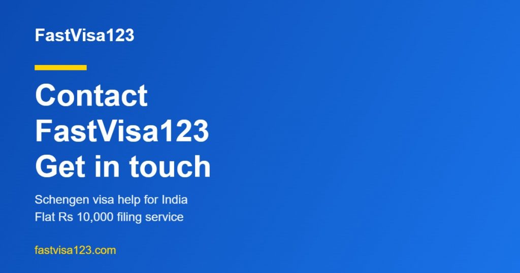 Contact FastVisa123 for Schengen visa help from India