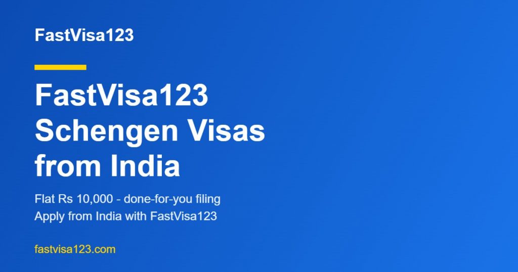 FastVisa123 - Schengen visa filing from India, flat Rs 10,000