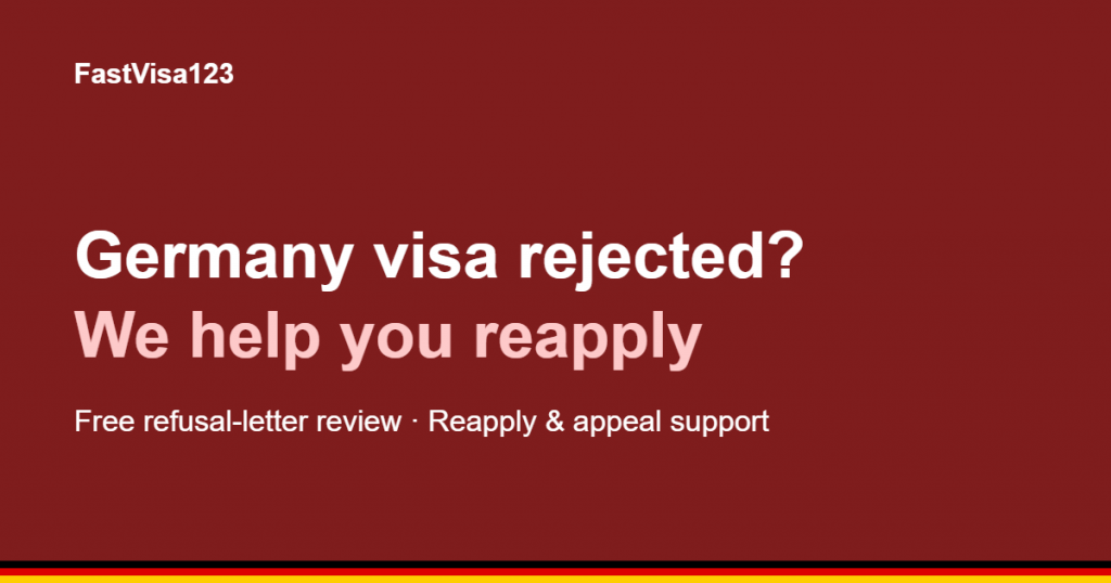 Germany Schengen visa rejection appeal from India