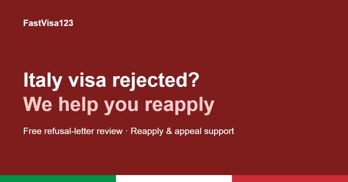 Italy Schengen visa rejected