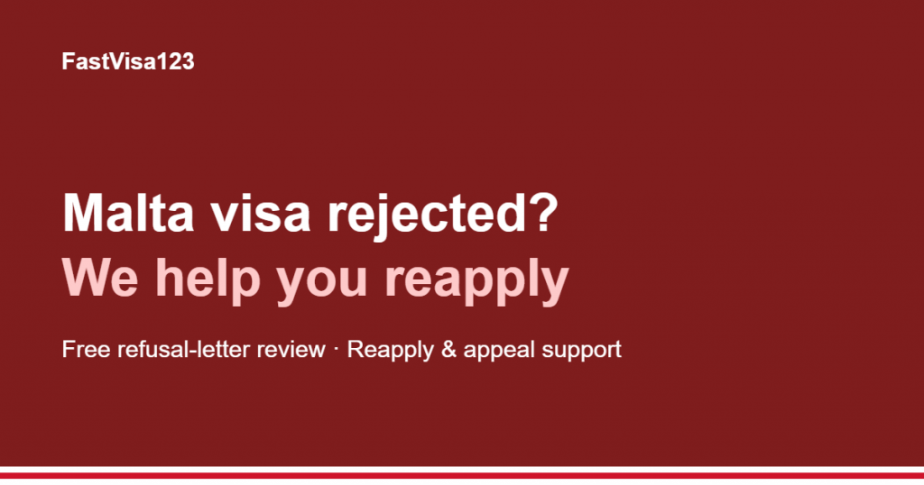 Malta Schengen visa rejected