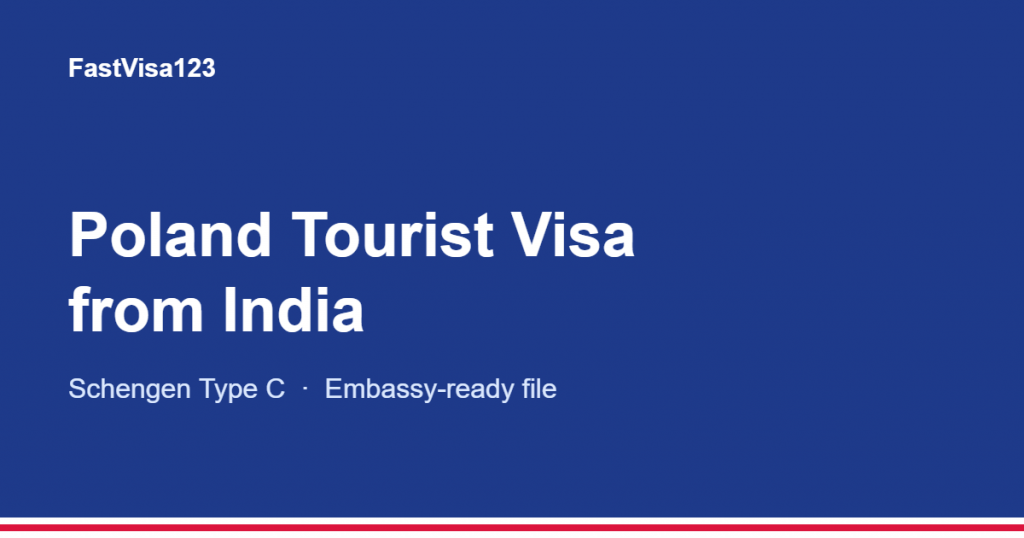 Poland tourist visa from India