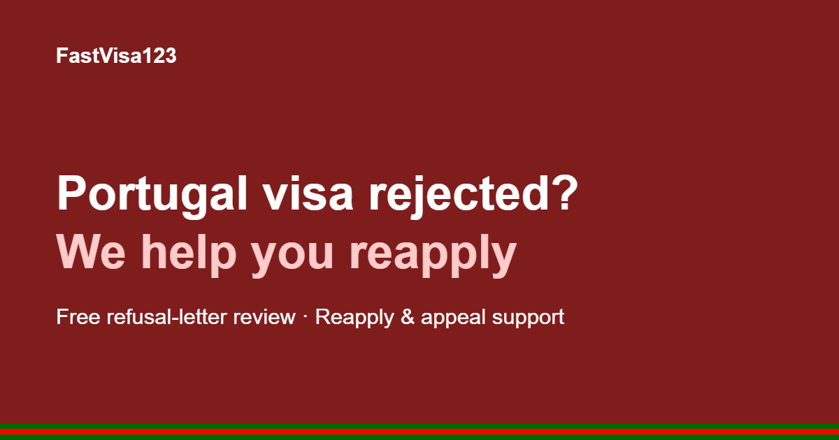 Portugal Schengen visa rejected