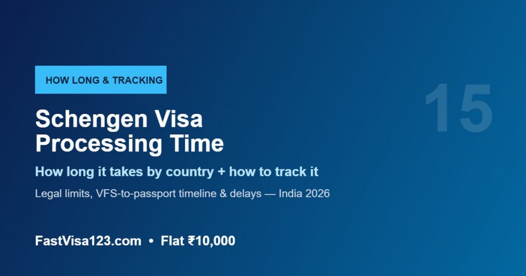 Schengen visa processing time by country and how to track your application India 2026